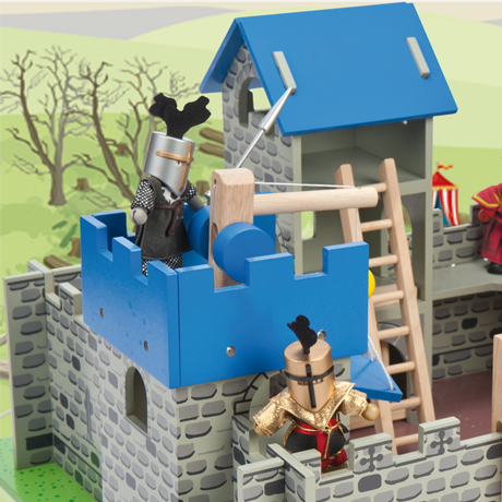 Castillo de madera Castillo excalibur azul-8755