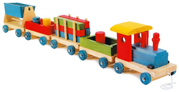 Tren de madera infantil "Emil"-0
