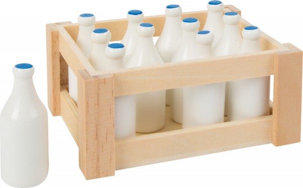 Botella de leche de madera para jugar-0