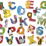 Letra de madera decorativa infantil Q-5796