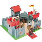 Castillo de madera Camelot rojo-0