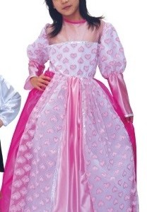 Disfraz de Princesa Corazones 6 Años-0