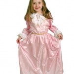Disfraz de Doncella Rosa 6-7 Años-0